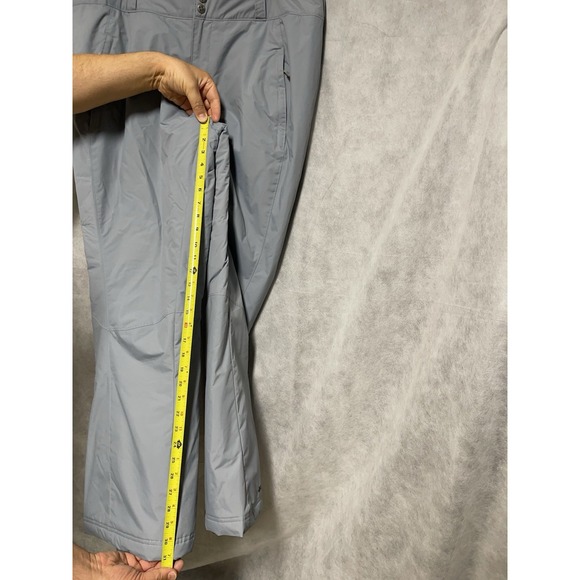 Columbia Snow Pants Women 1X Gray Modern Mountain 2 Tech Insulated Ski Snowboard - Picture 6 of 11